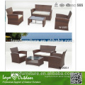 Factory audit passed euro style good performance rattan hotel furniture 1+2+3 sofa set